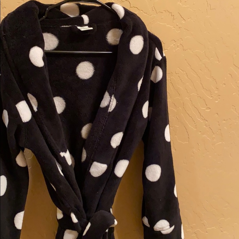 PINK Polka Dot Soft/Plush Robe